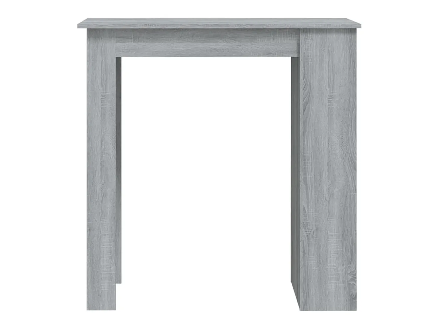 Mesa alta con estante gris Sonoma 102x50x103,5 cm