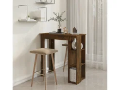 Mesa alta con estante roble Sonoma 102x50x103,5 cm
