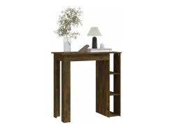 Mesa alta con estante roble Sonoma 102x50x103,5 cm