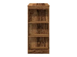 Mesa alta con estantes madera envejecida 95x47x103,5 cm