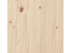 Mesa alta de bar de madera maciza de pino 180x80x110 cm