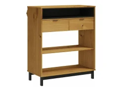 Mesa alta de bar FLAM madera maciza de pino 92x45x110 cm ES856660