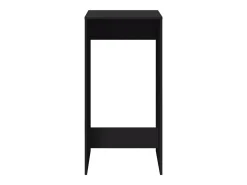 Mesa alta de bar madera de ingeniería negra 51x50x103,5 cm
