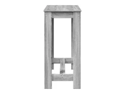 Mesa alta de bar madera ingeniería gris Sonoma 102x50x103,5 cm