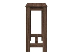 Mesa alta de bar madera ingeniería marrón roble 102x50x103,5 cm