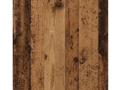Mesa alta de bar madera ingeniería envejecida 102x50x103,5 cm