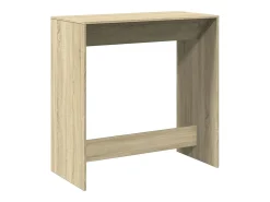 Mesa alta de bar madera ingeniería roble Sonoma 102x50x103,5 cm