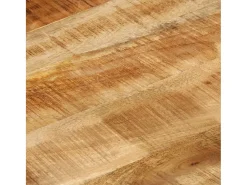 Mesa alta de bar madera maciza de mango 112x55x108 cm