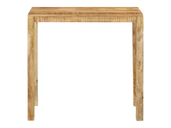 Mesa alta de bar madera maciza de mango 112x55x108 cm ES110442