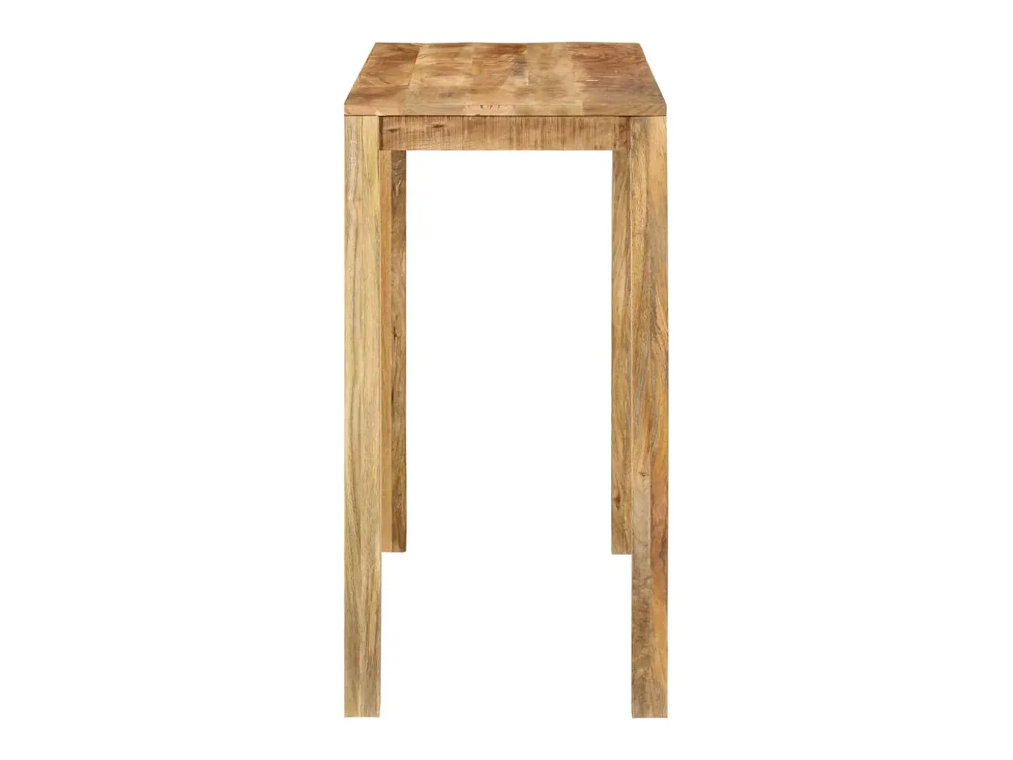 Mesa alta de bar madera maciza de mango 112x55x108 cm ES110442