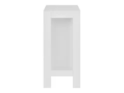 Mesa alta de cocina con estantería blanco 110x50x103 cm