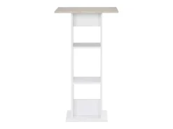 Mesa alta estilo bar/bistro blanca 110 cm 0902060