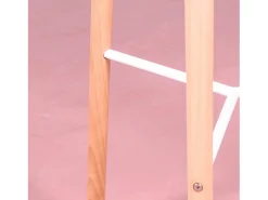 Mesa alta estilo nórdico (102cm) - Palermo - Blanco