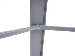 Mesa alta MCW-A73 con tablero de madera incluido, gris