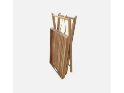 Mesa auxilar de jardín de madera madera