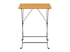 Mesa bistró de terraza madera maciza de acacia 55x54x71 cm ES658160