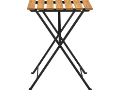 Mesa bistró de terraza madera maciza de acacia 55x54x71 cm ES658160