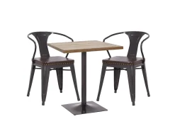 Mesa bistro MCW-H10, marrón claro