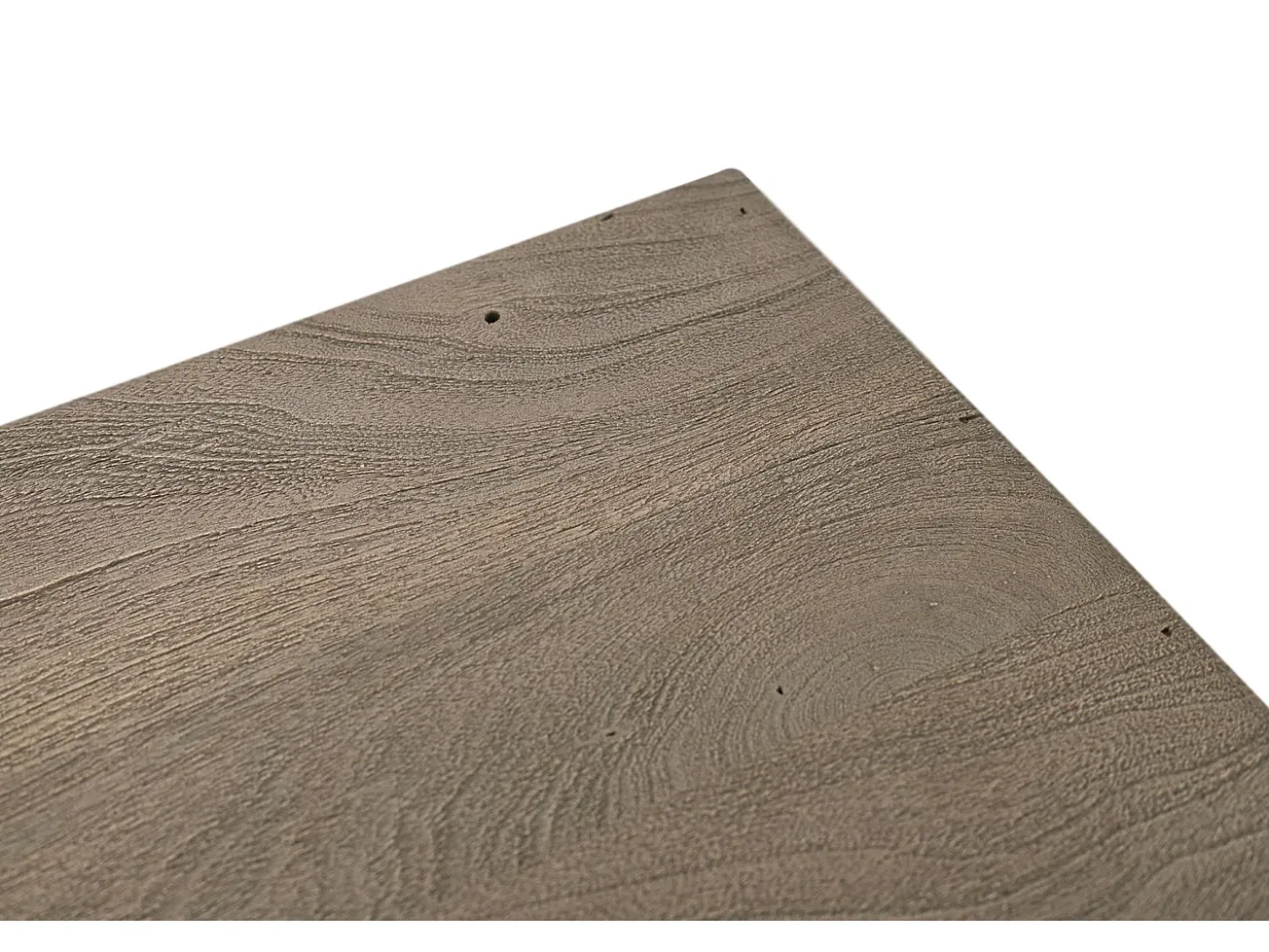 Mesa color arena en madera de acacia y metal 200cm