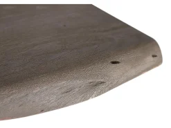 Mesa color arena en madera de acacia y metal 200cm