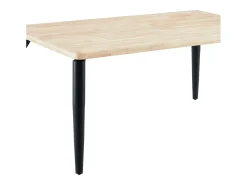 Mesa comedor fija Napi melamina roble Nordish/negro 160x100x76 cm