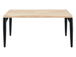 Mesa comedor fija Napi melamina roble Nordish/negro 160x100x76 cm