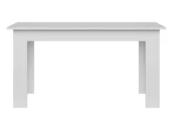 Mesa Comedor Fija Nur Contemporánea Blanco Mate 138x80 cm