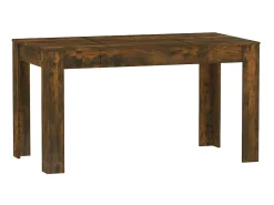 Mesa comedor madera contrachapada roble ahumado 140x74,5x76 cm ES642049