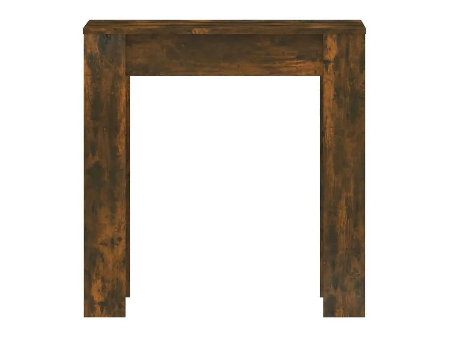 Mesa comedor madera contrachapada roble ahumado 140x74,5x76 cm ES642049
