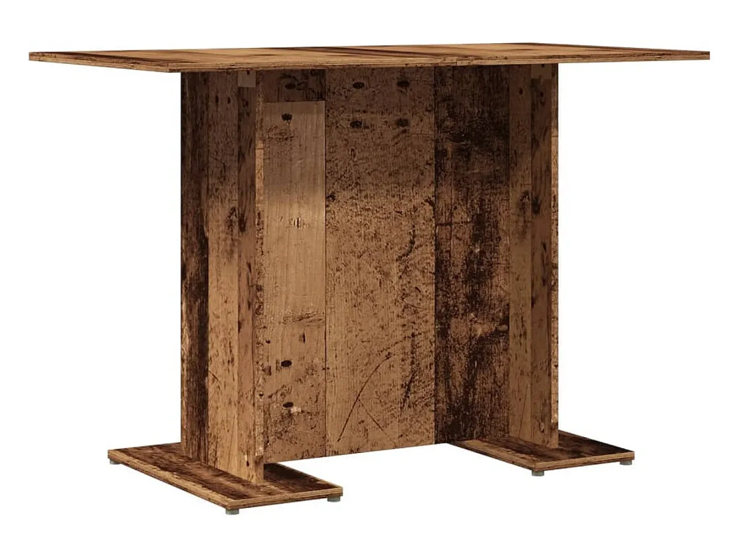 Mesa comedor madera ingeniería madera envejecida 110x60x75 cm