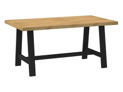 Mesa comedor NOAIN patas forma A madera maciza pino 160x90x75cm