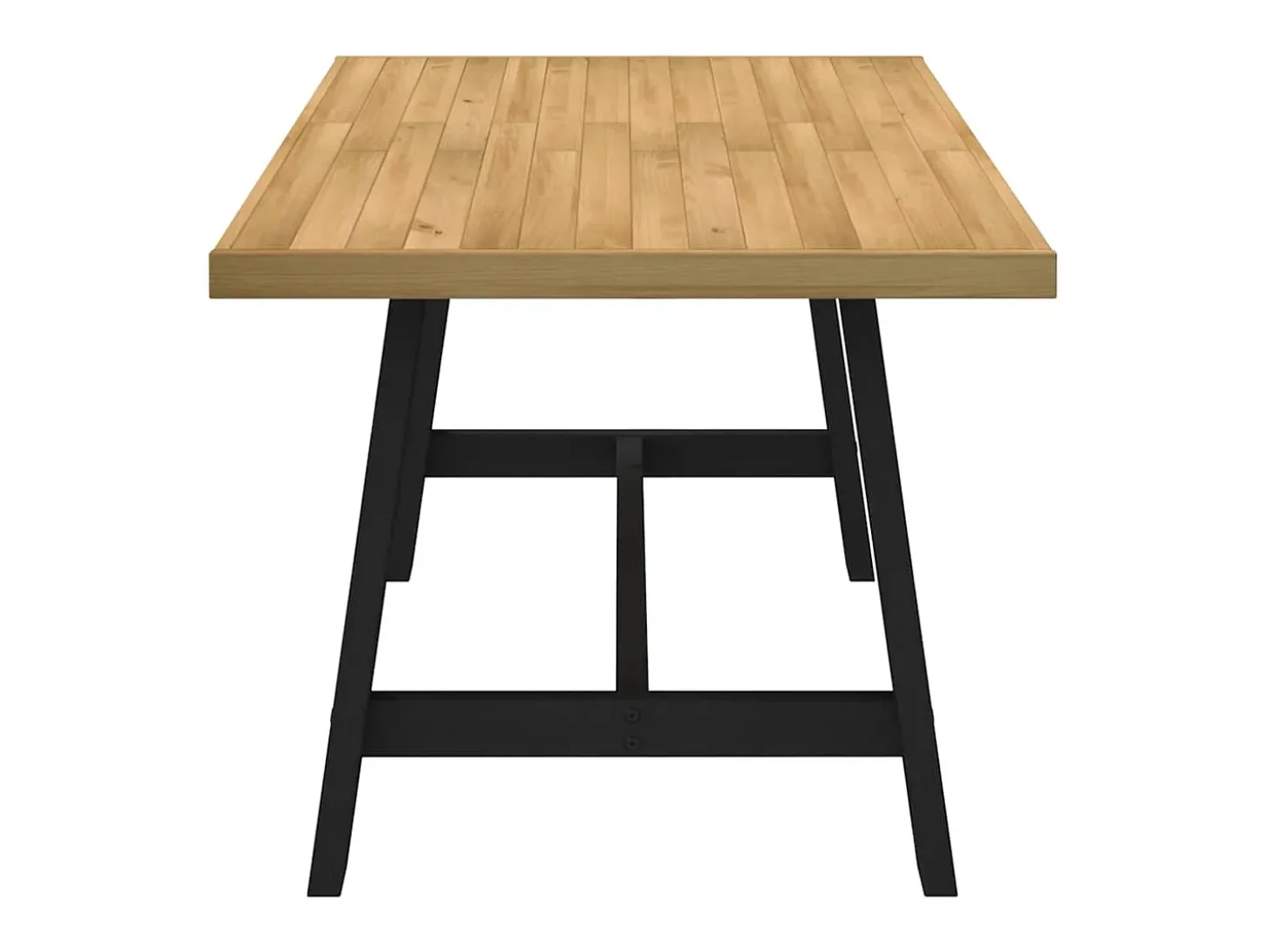 Mesa comedor NOAIN patas forma A madera maciza pino 160x90x75cm
