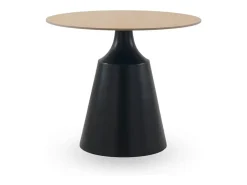 Mesa comedor redonda 90 diam. con sobre cerámico
