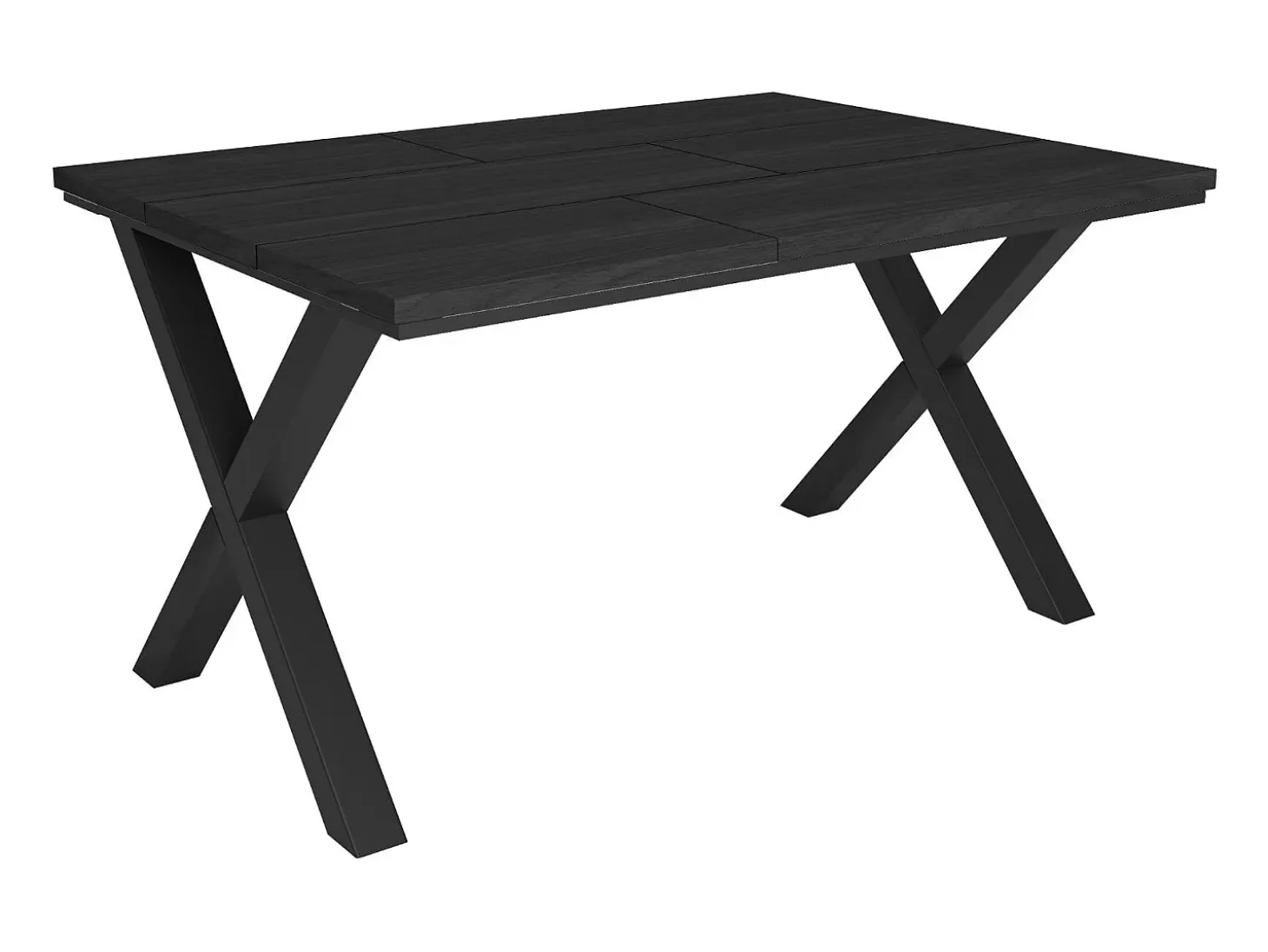 Mesa Comedor, 140x90x74cm, Para 6 comensales, Muebles Comedor, Negro