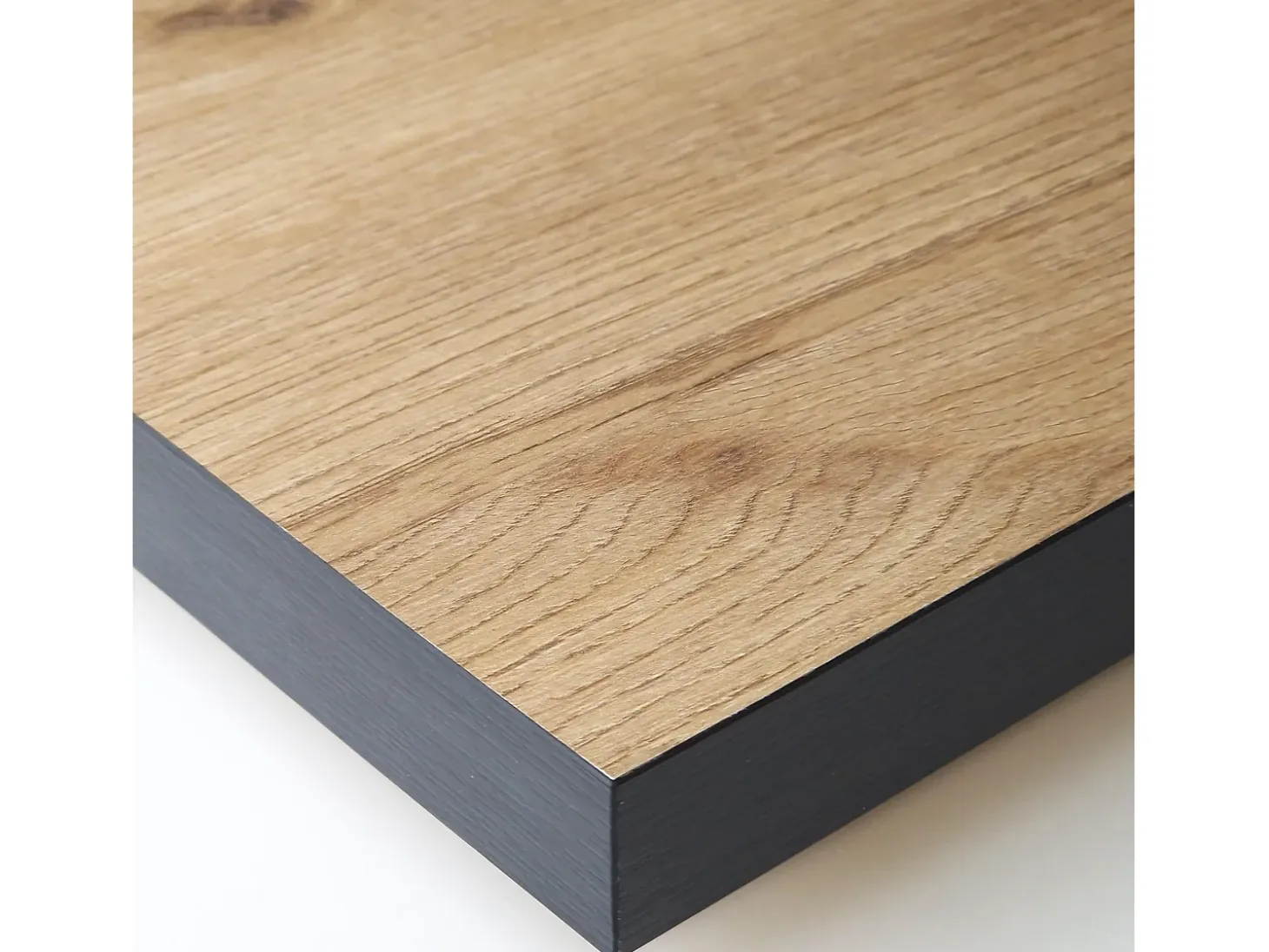 Mesa Comedor, 167x90x74cm, Para 8 Comensales, Muebles Comedor, Roble y negro