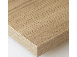 Mesa Consola extensible, 140x90x73cm, Para 6 comensales, Patas madera maciza, Roble