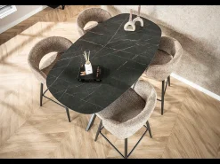 Mesa de bar - Negro Madera - 140 x 80 cm - SESTA