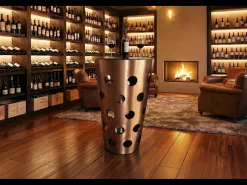 Mesa de bar - Rosado metal - 65 x 65 cm - VINO