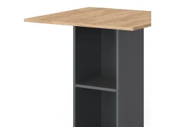 Mesa de bar antracita 70x70x109 rodeo