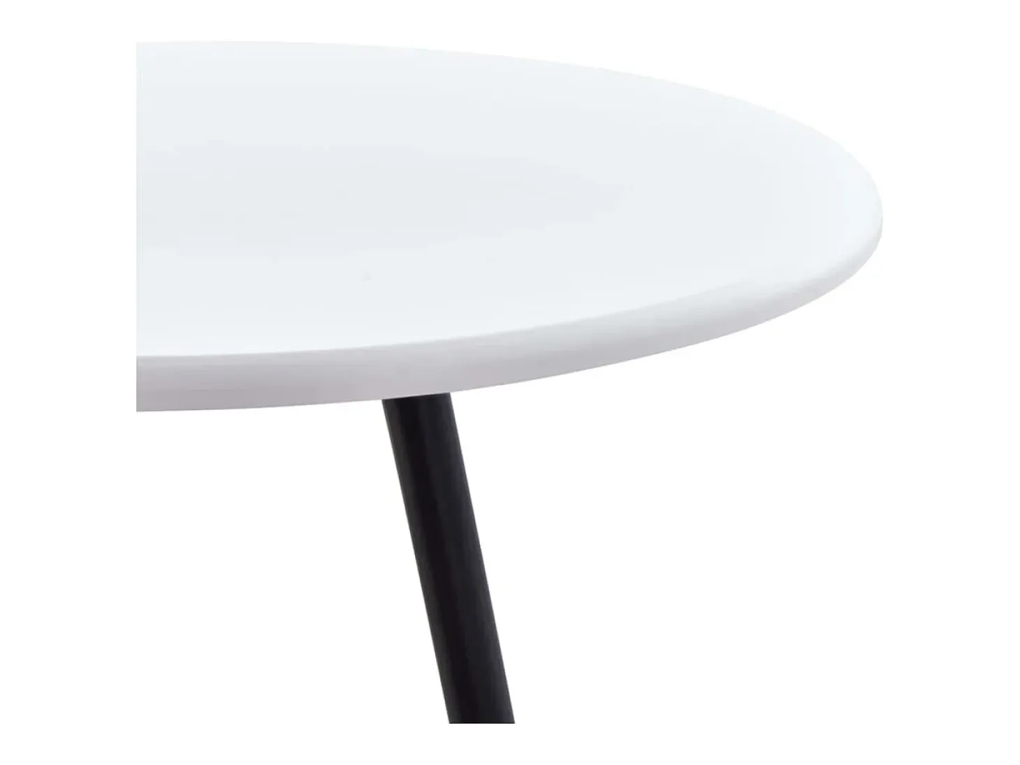 Mesa de bar blanca 60 x 107,5 cm MDF