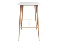 Mesa de bar Blanca 120x60x105 cm
