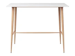 Mesa de bar blanco 120x60x105 cm ES472114