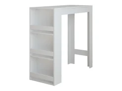 Mesa de bar blanco 45x110x106 repose