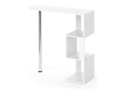 Mesa de bar blanco 113x39.8x111.8 vincent