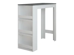 Mesa de bar blanco/antracita 45x110x106 repose