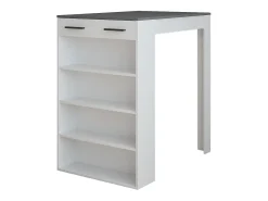 Mesa de bar blanco/antracita 67x100x106 repose
