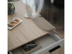 Mesa de bar blanco/sonoma 67x100x106 repose
