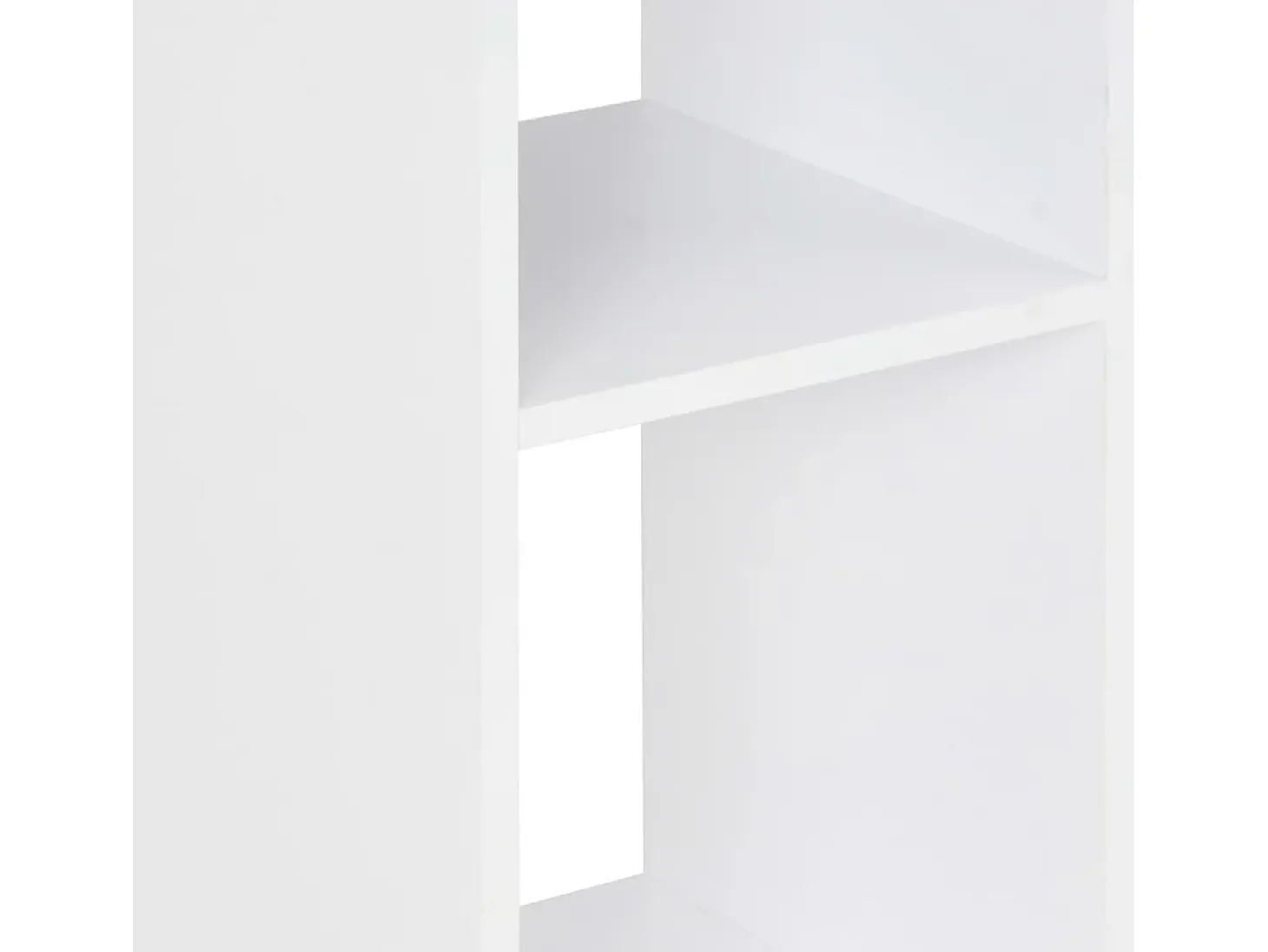 Mesa de bar color blanco y gris antracita 60x60x110 cm