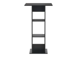 Mesa de bar color negro 60x60x110 cm ES755717