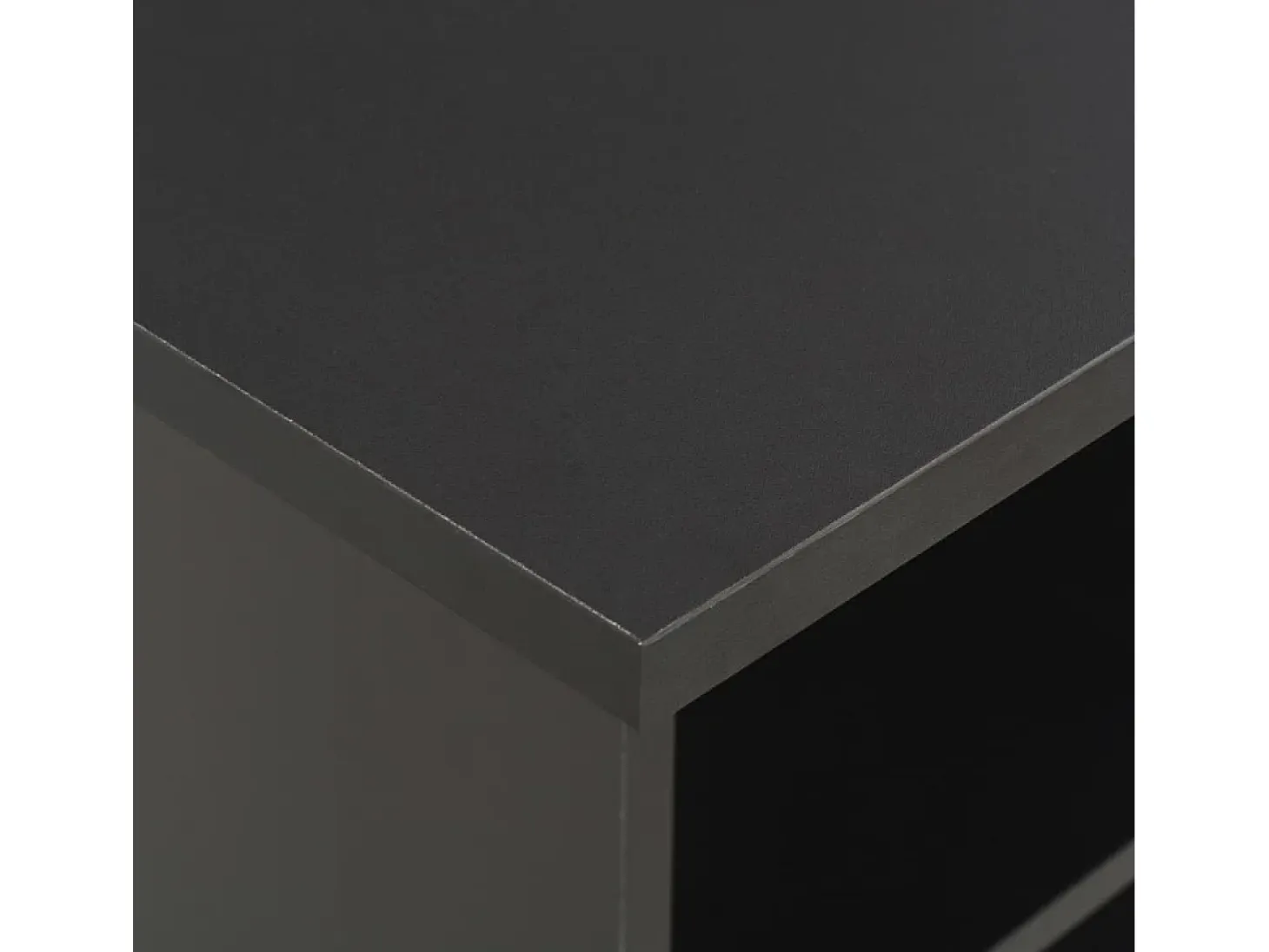 Mesa de bar color negro 60x60x110 cm ES755717